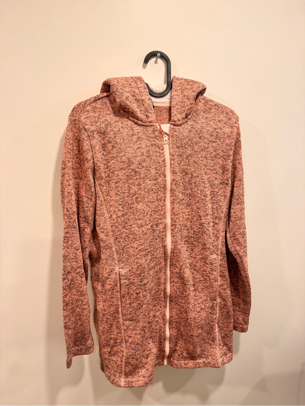 Joe Fresh Women's Pink and Brown Knit Sweater
